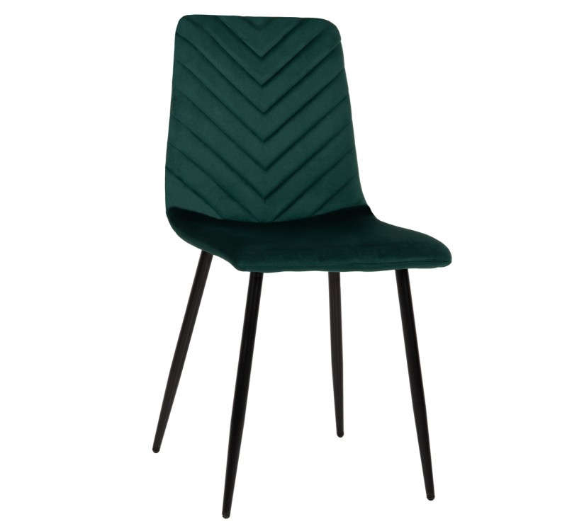 ΚΑΡΕΚΛΑ LATRELL HM8587.03 ΒΕΛΟΥΔΟ ΚΥΠΑΡΙΣΣΙ ΜΕ ΜΑΥΡΑ ΜΕΤΑΛΛΙΚΑ ΠΟΔΙΑ 43x54x88Υεκ.