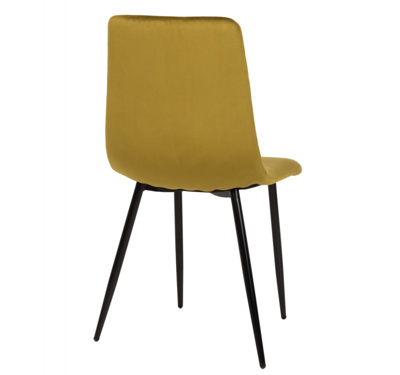 ΚΑΡΕΚΛΑ LATRELL HM8587.07 ΒΕΛΟΥΔΟ ΛΑΔΙ ΜΕ ΜΑΥΡΑ ΜΕΤΑΛΛΙΚΑ ΠΟΔΙΑ 43x54x88Υεκ.