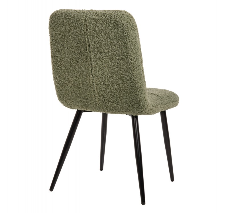 ΚΑΡΕΚΛΑ SHELLY HM8590.03 ΦΥΣΤΙΚΙ TEDDY ΥΦΑΣΜΑ-ΜΕΤΑΛΛΙΚΑ ΜΑΥΡΑ ΠΟΔΙΑ 48x64x87Yεκ.