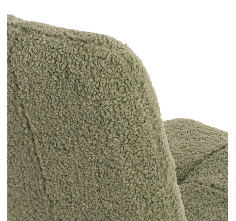 ΚΑΡΕΚΛΑ SHELLY HM8590.03 ΦΥΣΤΙΚΙ TEDDY ΥΦΑΣΜΑ-ΜΕΤΑΛΛΙΚΑ ΜΑΥΡΑ ΠΟΔΙΑ 48x64x87Yεκ.