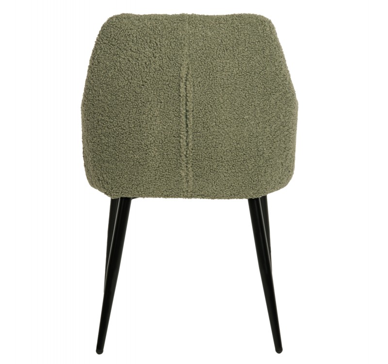 ΠΟΛΥΘΡΟΝΑ SHELLY HM8591.03 ΥΦΑΣΜΑ TEDDY ΦΥΣΤΙΚΙ-ΜΑΥΡΑ ΜΕΤΑΛΛΙΚΑ ΠΟΔΙΑ 57x55x87Yεκ.