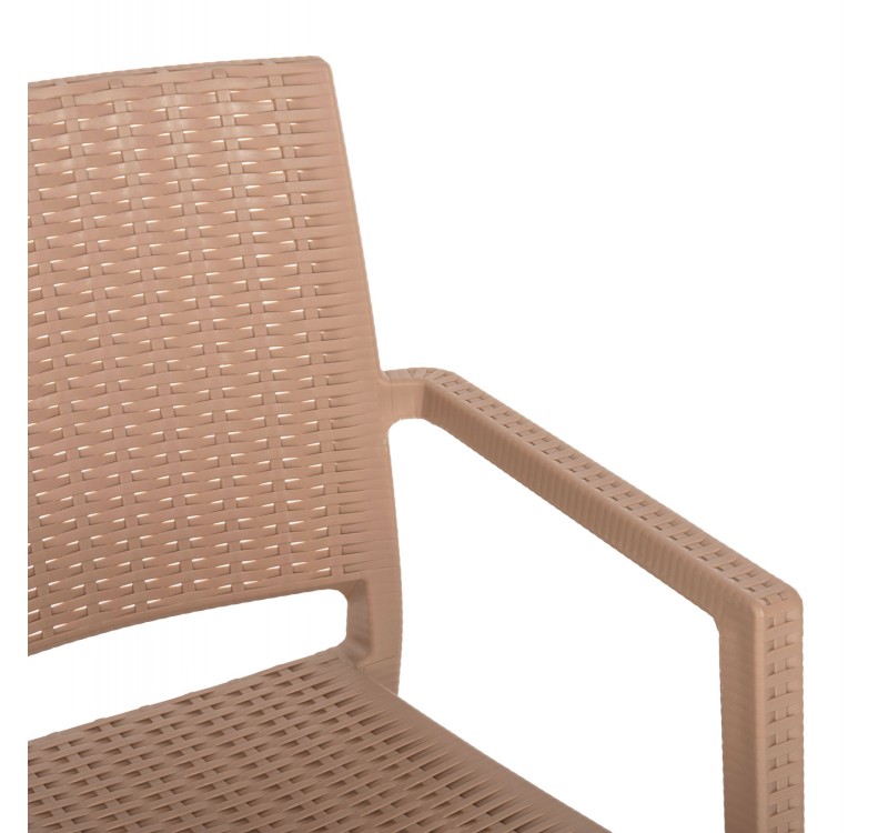 ΠΟΛΥΘΡΟΝΑ ΠΟΛΥΠΡΟΠΥΛΕΝΙΟΥ ΒΑΡΕΩΣ ΤΥΠΟΥ KAGANU ΚΑΠΟΥΤΣΙΝΟ HM5134.03 58x55x88Υ εκ.