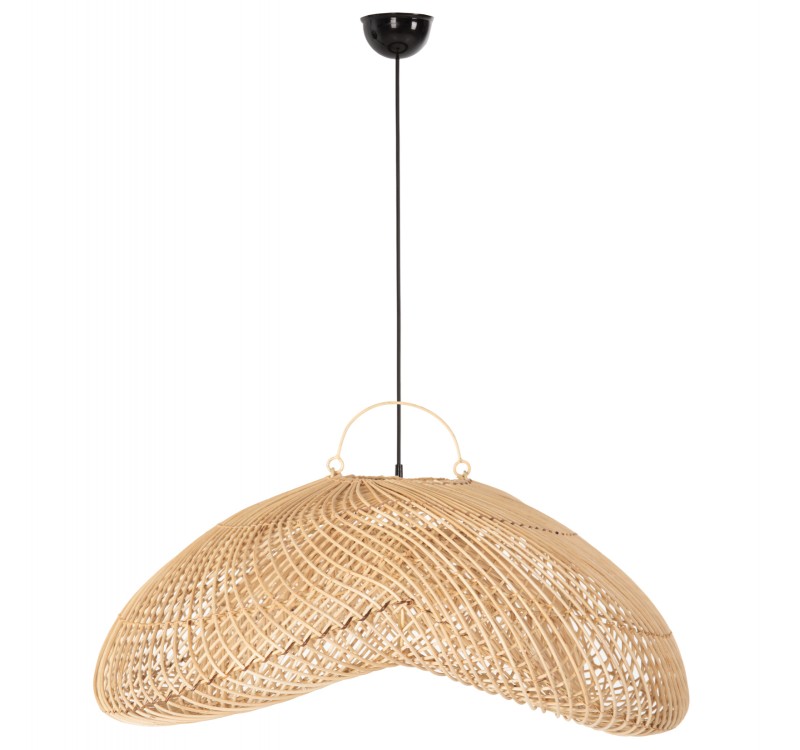 ΦΩΤΙΣΤΙΚΟ ΟΡΟΦΗΣ ΚΡΕΜΑΣΤΟ PERK HM7861 RATTAN ΣΕ ΦΥΣΙΚΟ ΧΡΩΜΑ 100x80x142Υ εκ.