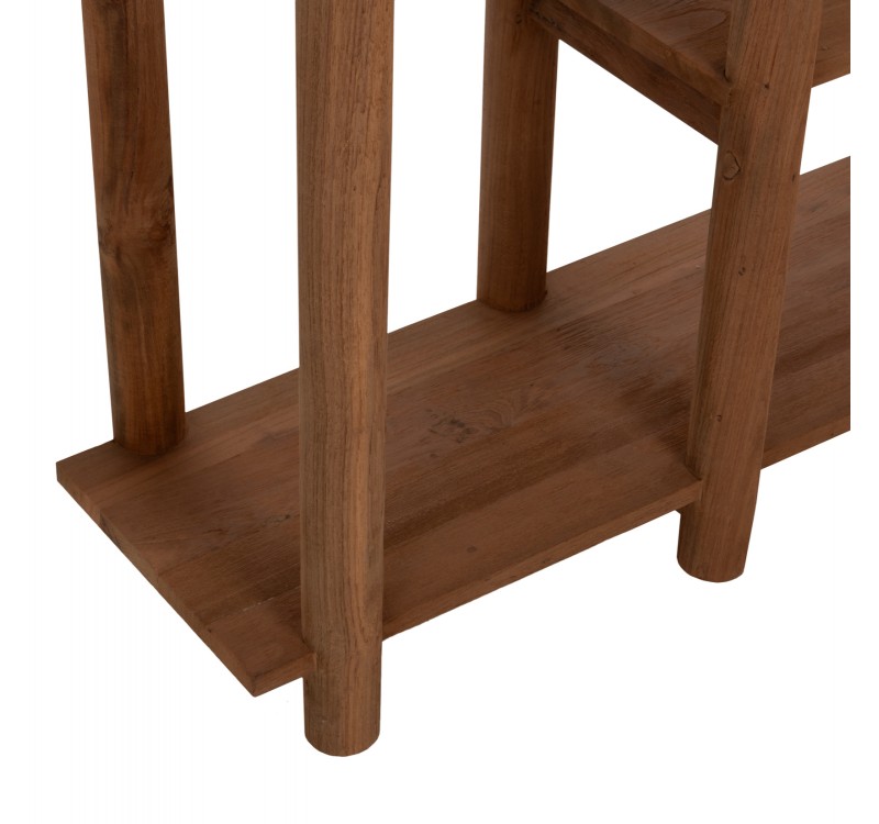 ΚΟΝΣΟΛΑ KUTAI HM9638 ΑΝΑΚΥΚΛΩΜΕΝΟ ΞΥΛΟ ΤΕΑΚ ΣΕ ΦΥΣΙΚΟ RUSTIC 120x35x80Yεκ.