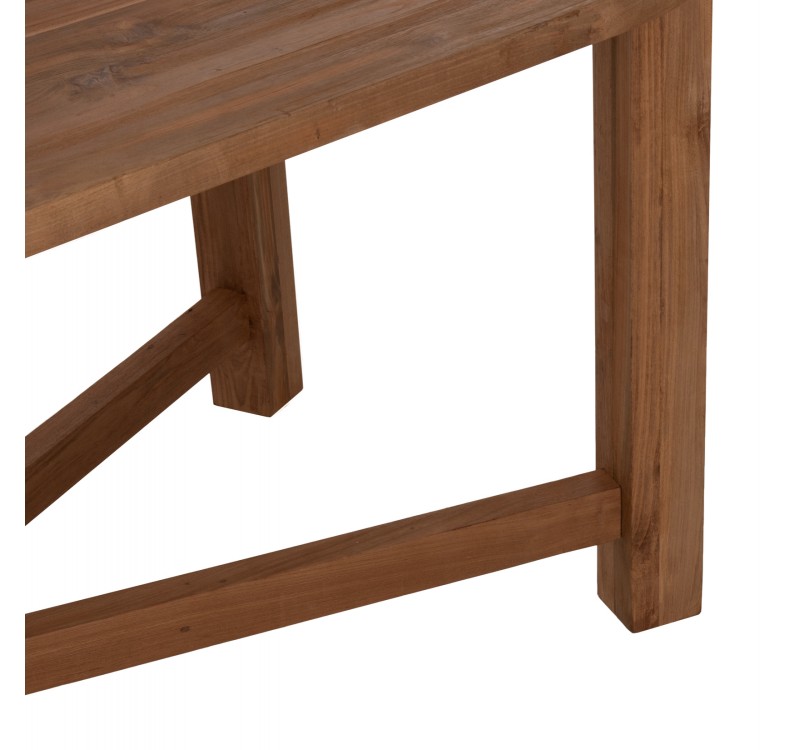 ΤΡΑΠΕΖΙ ΤΡΑΠΕΖΑΡΙΑΣ KUTAI HM9640 ΜΑΣΙΦ ΑΝΑΚΥΚΛΩΜΕΝΟ ΞΥΛΟ ΤΕΑΚ ΦΥΣΙΚΟ 200x90x75Υεκ.