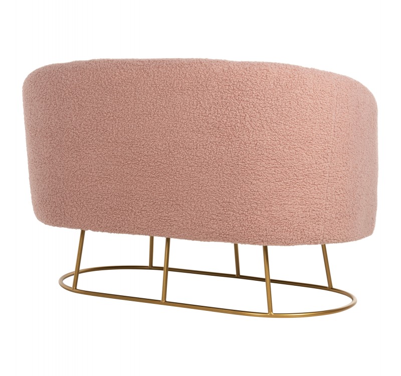 ΚΑΝΑΠΕΣ 2ΘΕΣΙΟΣ ARIEN HM8492.22 ΣΑΠΙΟ ΜΗΛΟ ΜΠΟΥΚΛΕ ΜΕ ΧΡΥΣΗ ΒΑΣΗ 130X75X85Yεκ.