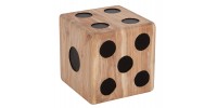 ΣΚΑΜΠΟ ΖΑΡΙ HM7898 ΞΥΛΟ ΤΕΑΚ ΣΕ WHITE WASH ΧΡΩΜΑ 40x40x40 εκ.
