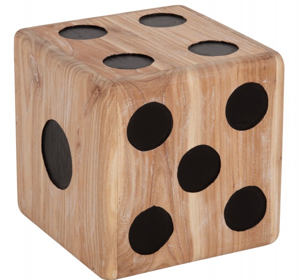 ΣΚΑΜΠΟ ΖΑΡΙ HM7898 ΞΥΛΟ ΤΕΑΚ ΣΕ WHITE WASH ΧΡΩΜΑ 40x40x40 εκ.