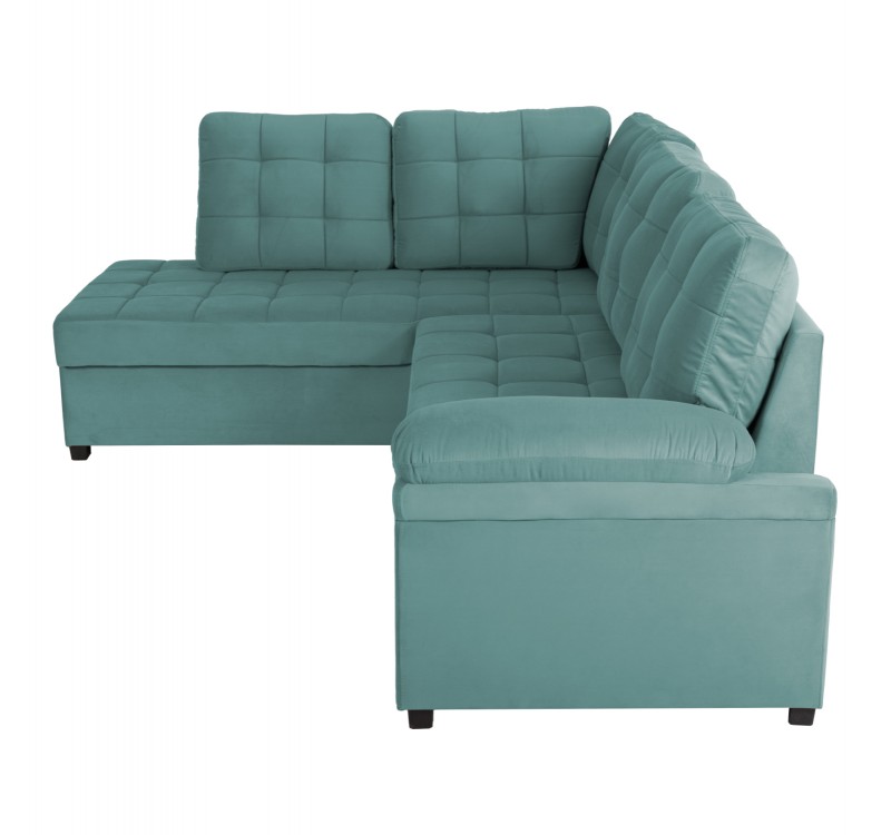 ΚΑΝΑΠΕΣ ΚΡΕΒΑΤΙ JADE HM3144.04L ΑΡΙΣΤΕΡΗ ΓΩΝΙΑ ΒΕΡΑΜΑΝ ΒΕΛΟΥΔΟ 250x80-180x73-88Υεκ.
