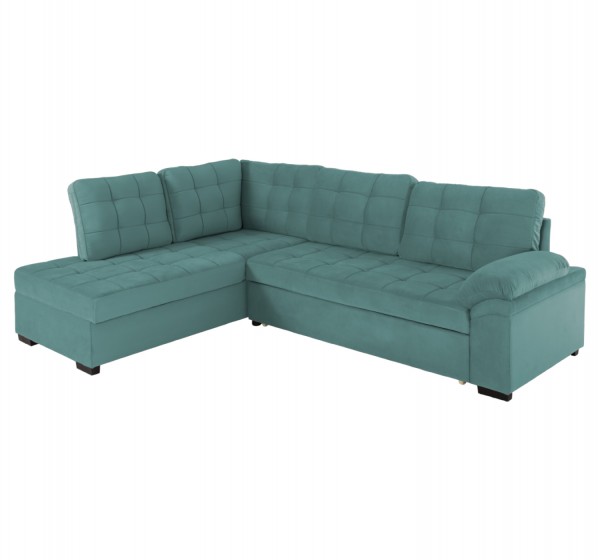 ΚΑΝΑΠΕΣ ΚΡΕΒΑΤΙ JADE HM3144.04L ΑΡΙΣΤΕΡΗ ΓΩΝΙΑ ΒΕΡΑΜΑΝ ΒΕΛΟΥΔΟ 250x80-180x73-88Υεκ.