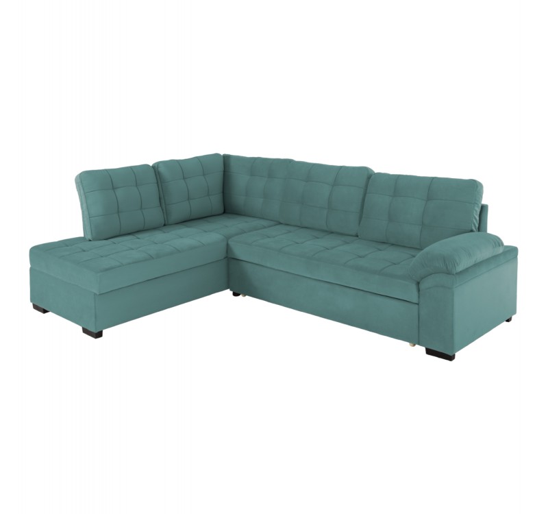 ΚΑΝΑΠΕΣ ΚΡΕΒΑΤΙ JADE HM3144.04L ΑΡΙΣΤΕΡΗ ΓΩΝΙΑ ΒΕΡΑΜΑΝ ΒΕΛΟΥΔΟ 250x80-180x73-88Υεκ.