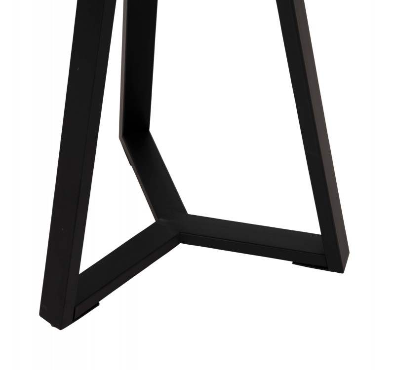 ΒΟΗΘΗΤΙΚΟ ΤΡΑΠΕΖΑΚΙ ROCKET HM9587.02 MDF ΓΚΡΙ ΜΑΡΜΑΡΟ-ΜΑΥΡΗ ΜΕΤΑΛΛΙΚΗ ΒΑΣΗ Φ45x55Υεκ.