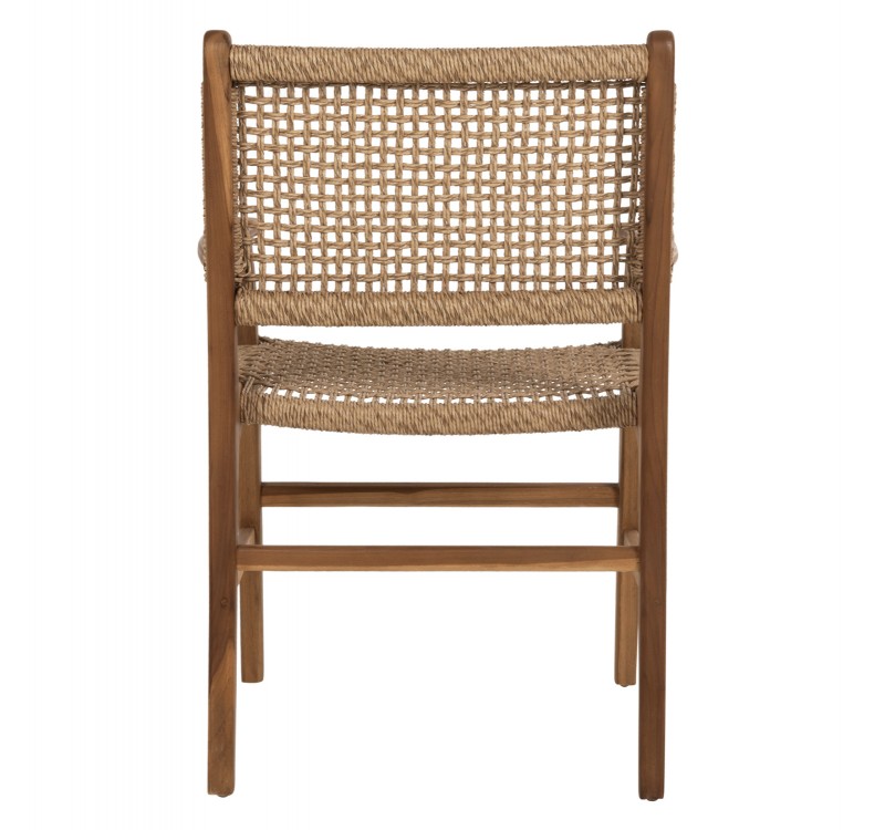 ΠΟΛΥΘΡΟΝΑ ΤΡΑΠΕΖΑΡΙΑΣ NESHA HM9385.11 ΞΥΛΟ ΤΕΑΚ ΜΕ ΣΧΟΙΝΙ ΣΕ ΦΥΣΙΚΗ ΑΠΟΧΡΩΣΗ 57.5x59x90Υ εκ.