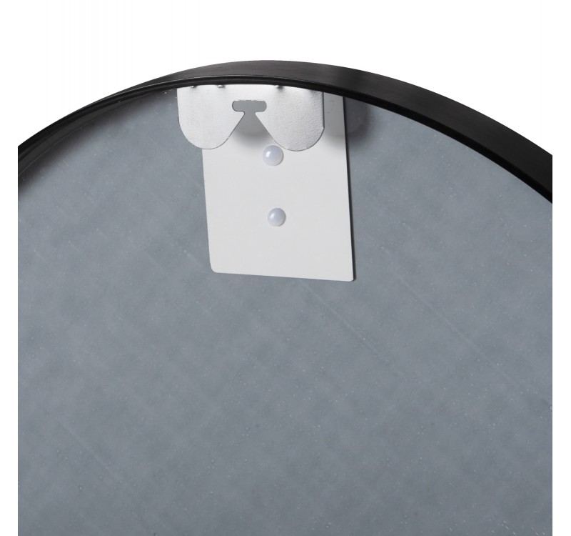 ΚΑΘΡΕΠΤΗΣ ΤΟΙΧΟΥ ΣΤΡΟΓΓΥΛΟΣ HM9582.01 ΣΚΕΛΕΤΟΣ ΑΛΟΥΜΙΝΙΟΥ ΣΕ ΜΑΥΡΟ ΧΡΩΜΑ Φ50x3 εκ.