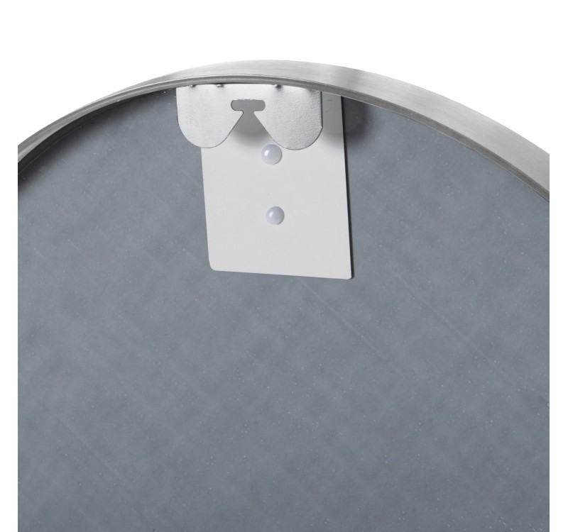 ΚΑΘΡΕΠΤΗΣ ΤΟΙΧΟΥ ΣΤΡΟΓΓΥΛΟΣ HM9582.40 ΣΚΕΛΕΤΟΣ ΑΛΟΥΜΙΝΙΟΥ ΣΕ ΑΣΗΜΙ ΧΡΩΜΑ Φ50x3εκ.