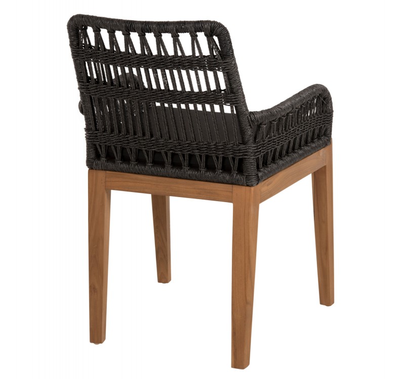 ΠΟΛΥΘΡΟΝΑ STARDOM HM9760.03 ΞΥΛΟ ΤΕΑΚ ΣΕ ΜΕΛΙ ΚΑΙ ΜΑΥΡΟ ΣΧΟΙΝΙ 57x65x83Yεκ.