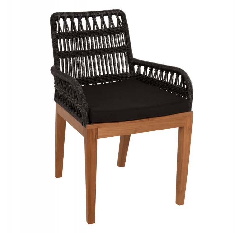 ΠΟΛΥΘΡΟΝΑ STARDOM HM9760.03 ΞΥΛΟ ΤΕΑΚ ΣΕ ΜΕΛΙ ΚΑΙ ΜΑΥΡΟ ΣΧΟΙΝΙ 57x65x83Yεκ.