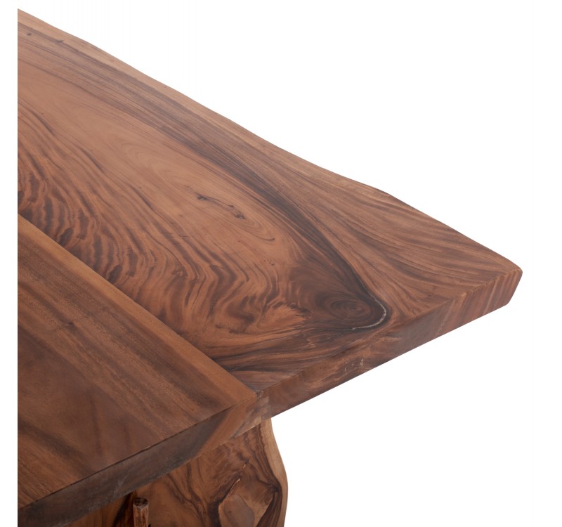 ΤΡΑΠΕΖΙ ΤΡΑΠΕΖΑΡΙΑΣ ULYSES HM9759 ΜΑΣΙΦ ΞΥΛΟ SUAR ΣΕ ΦΥΣΙΚΟ ΠΑΧΟΥΣ 9εκ 300x100x78Yεκ.