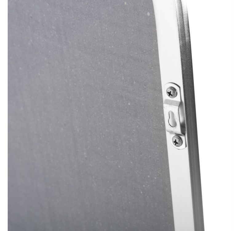 ΚΑΘΡΕΠΤΗΣ ΔΑΠΕΔΟΥ JOELY HM9578.40 ΣΚΕΛΕΤΟΣ ΑΛΟΥΜΙΝΙΟΥ ΣΕ ΑΣΗΜΙ ΧΡΩΜΑ 40x31x160Υεκ.