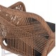 ΠΟΛΥΘΡΟΝΑ TOPIN HM6048.01 ΑΛΟΥΜΙΝΙΟ ΛΕΥΚΟ-P.E. RATTAN ΑΝΟΙΧΤΟ ΚΑΦΕ-ΜΑΞΙΛΑΡΙ ΓΚΡΙ 58x60x83Υ εκ