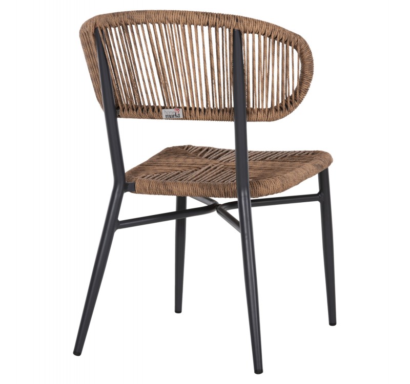 ΚΑΡΕΚΛΑ ΕΞΩΤ.ΧΩΡΟΥ EULO HM6049.03 ΑΛΟΥΜΙΝΙΟ ΣΕ ΑΝΘΡΑΚΙ-ΣΥΝΘΕΤΙΚΟ RATTAN ΓΚΡΙ 49x60x78Υεκ.