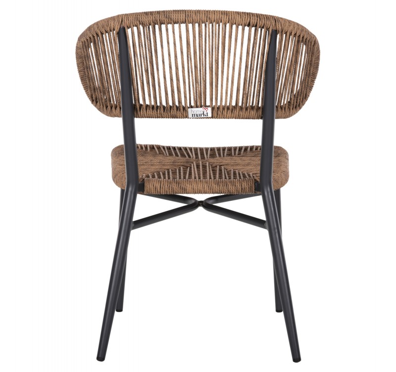 ΚΑΡΕΚΛΑ ΕΞΩΤ.ΧΩΡΟΥ EULO HM6049.03 ΑΛΟΥΜΙΝΙΟ ΣΕ ΑΝΘΡΑΚΙ-ΣΥΝΘΕΤΙΚΟ RATTAN ΓΚΡΙ 49x60x78Υεκ.