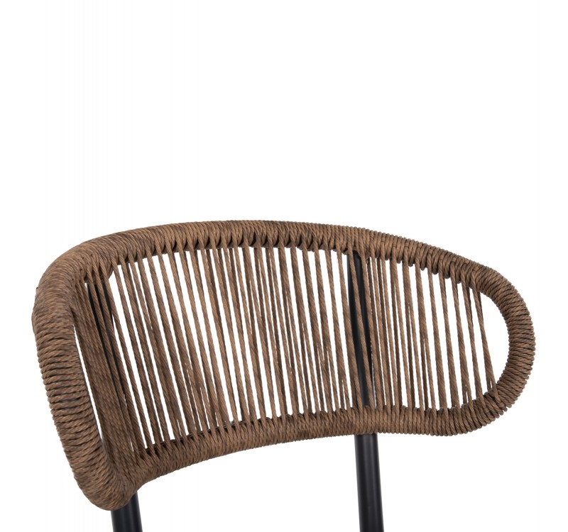 ΚΑΡΕΚΛΑ ΕΞΩΤ.ΧΩΡΟΥ EULO HM6049.03 ΑΛΟΥΜΙΝΙΟ ΣΕ ΑΝΘΡΑΚΙ-ΣΥΝΘΕΤΙΚΟ RATTAN ΓΚΡΙ 49x60x78Υεκ.