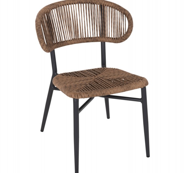 ΚΑΡΕΚΛΑ ΕΞΩΤ.ΧΩΡΟΥ EULO HM6049.03 ΑΛΟΥΜΙΝΙΟ ΣΕ ΑΝΘΡΑΚΙ-ΣΥΝΘΕΤΙΚΟ RATTAN ΓΚΡΙ 49x60x78Υεκ.