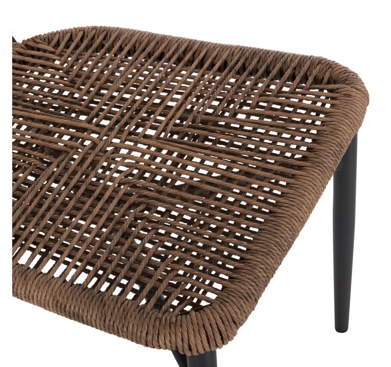 ΚΑΡΕΚΛΑ ΕΞΩΤ.ΧΩΡΟΥ EULO HM6049.03 ΑΛΟΥΜΙΝΙΟ ΣΕ ΑΝΘΡΑΚΙ-ΣΥΝΘΕΤΙΚΟ RATTAN ΓΚΡΙ 49x60x78Υεκ.