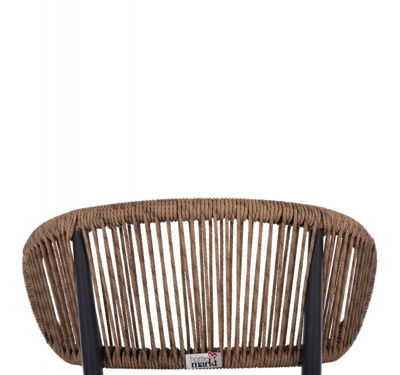 ΚΑΡΕΚΛΑ ΕΞΩΤ.ΧΩΡΟΥ EULO HM6049.03 ΑΛΟΥΜΙΝΙΟ ΣΕ ΑΝΘΡΑΚΙ-ΣΥΝΘΕΤΙΚΟ RATTAN ΓΚΡΙ 49x60x78Υεκ.