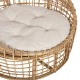 ΠΟΛΥΘΡΟΝΑ ENTO HM9814 RATTAN ΣΕ ΦΥΣΙΚΟ-ΜΠΕΖ ΜΑΞΙΛΑΡΙ 85x75x67Yεκ.