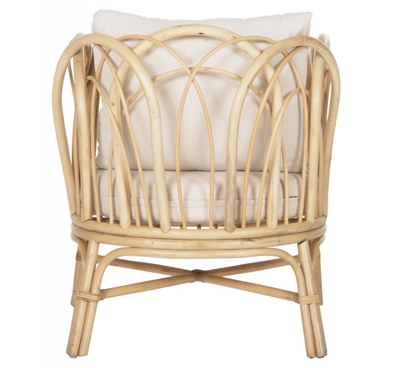 ΠΟΛΥΘΡΟΝΑ ESTOR HM9817 RATTAN ΣΕ ΦΥΣΙΚΟ-ΛΕΥΚΟ ΜΑΞΙΛΑΡΙ 78x75x92Υ εκ.