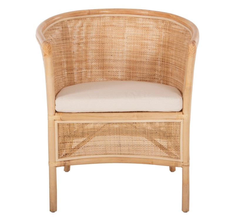ΠΟΛΥΘΡΟΝΑ APRON HM9818 RATTAN ΠΛΕΚΤΟ ΣΕ ΦΥΣΙΚΟ-ΛΕΥΚΟ ΜΑΞΙΛΑΡΙ 75x70x85Υεκ.