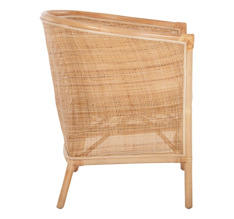 ΠΟΛΥΘΡΟΝΑ APRON HM9818 RATTAN ΠΛΕΚΤΟ ΣΕ ΦΥΣΙΚΟ-ΛΕΥΚΟ ΜΑΞΙΛΑΡΙ 75x70x85Υεκ.