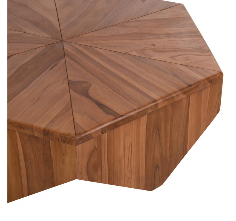 ΤΡΑΠΕΖΙ ΣΑΛΟΝΙΟΥ HEXAGON HM9790 ΞΥΛΟ ΤΕΑΚ ΣΕ ΦΥΣΙΚΟ 114x99x34Yεκ.