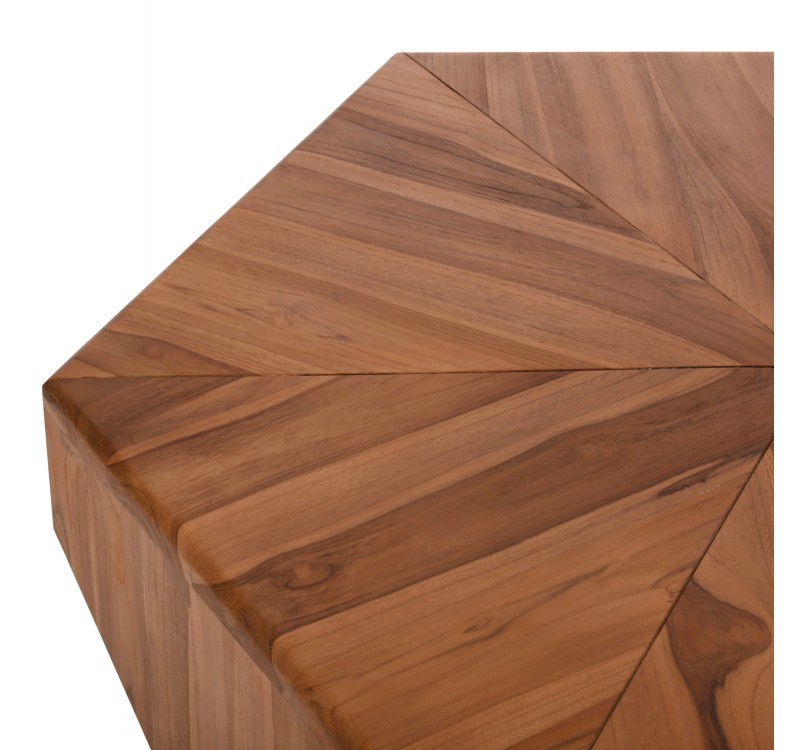 ΤΡΑΠΕΖΙ ΣΑΛΟΝΙΟΥ HEXAGON HM9790 ΞΥΛΟ ΤΕΑΚ ΣΕ ΦΥΣΙΚΟ 114x99x34Yεκ.