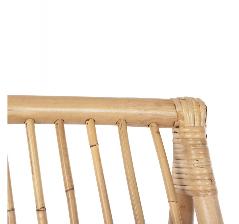 ΠΟΛΥΘΡΟΝΑ GRINN HM9815.01 ΡΑΒΔΟΙ RATTAN ΣΕ ΦΥΣΙΚΟ 56,5x73,5x79,5Υ εκ.