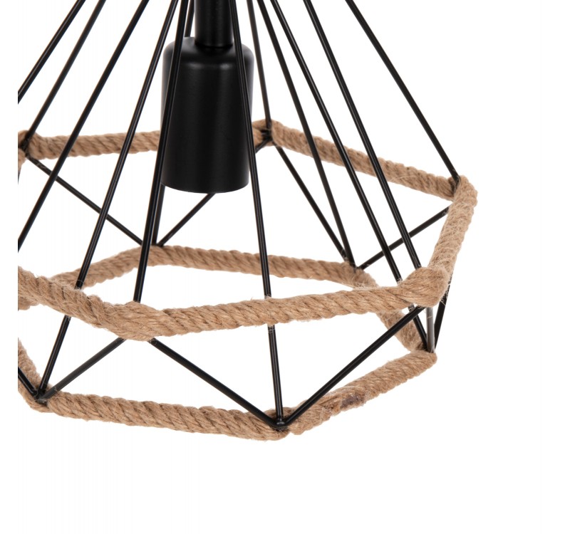 ΦΩΤΙΣΤΙΚΟ ΟΡΟΦΗΣ ΚΡΕΜΑΣΤΟ HM4061 ΜΑΥΡΟ ΜΕΤΑΛΛΟ-ΣΧΟΙΝΙ 24,5x21,5x125Υεκ.