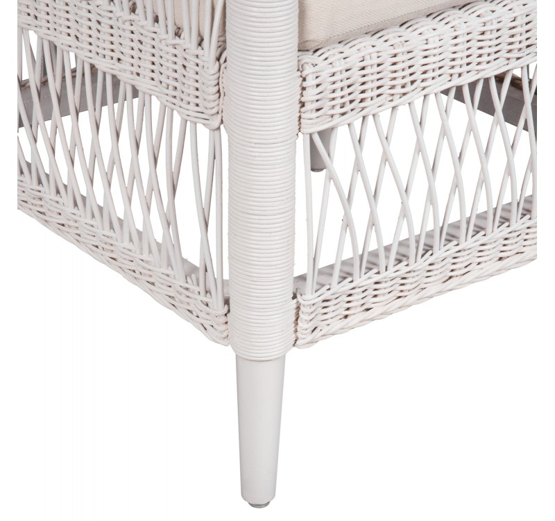 ΠΟΛΥΘΡΟΝΑ MALAWI HM9635.02 ΞΥΛΟ ΜΑΟΝΙ ΜΕ RATTAN ΛΕΥΚΟ-ΛΕΥΚΟ ΜΑΞΙΛΑΡΙ 80x70x86Υεκ.