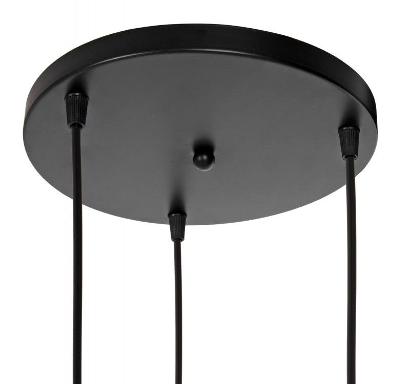 ΦΩΤΙΣΤΙΚΟ ΟΡΟΦΗΣ ΚΡΕΜΑΣΤΟ HM4036 3 ΚΥΒΟΙ ΜΑΥΡΟ ΜΕΤΑΛΛΟ Φ23x122Yεκ.