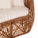 ΚΑΝΑΠΕΣ-ΑΝΑΚΛΙΝΤΡΟ LANTRY HM5991 ΦΥΣΙΚΟ RATTAN- ΛΕΥΚΑ ΜΑΞΙΛΑΡΙΑ 215x60x78Yεκ.