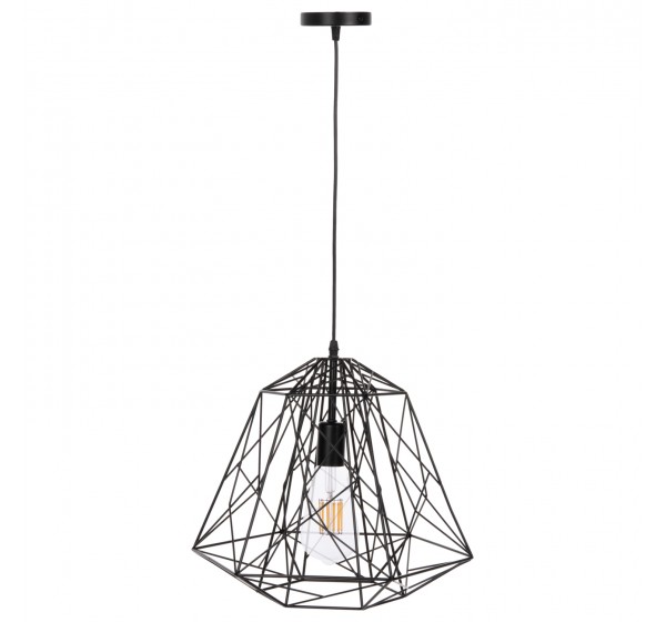 ΦΩΤΙΣΤΙΚΟ ΟΡΟΦΗΣ ΚΡΕΜΑΣΤΟ HM4066 ΜΑΥΡΟ ΜΕΤΑΛΛΙΚΟ ΚΑΠΕΛΟ 39x34x130Υεκ.