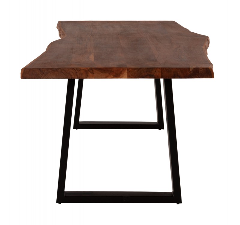 ΤΡΑΠΕΖΙ ΤΡΑΠΕΖΑΡΙΑΣ MONTANA HM9620.11 ΜΑΣΙΦ ΞΥΛΟ ΑΚΑΚΙΑΣ 240x100x77Υεκ. 4εκ ΠΑΧΟΣ ΕΠΙΦΑΝΕΙΑΣ