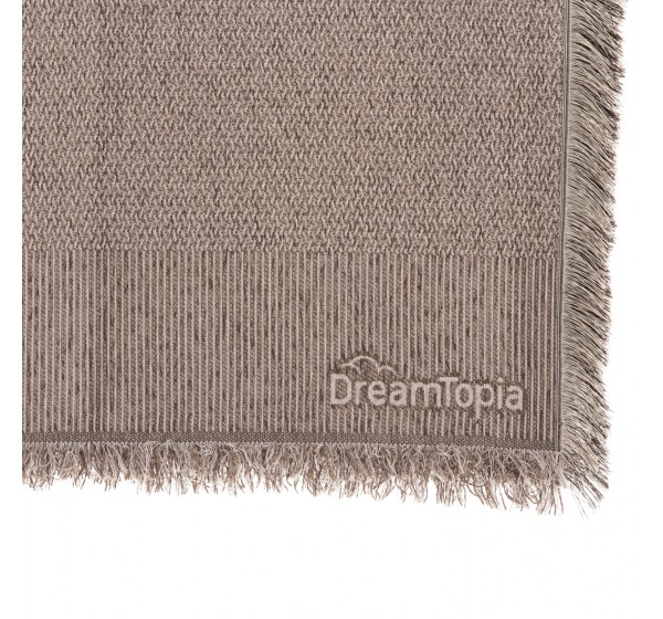 ΡΙΧΤΑΡΙ ME ΚΡΟΣΙΑ DREAMTOPIA HM12165.01 ΣΕ ΑΝΟΙΧΤΟ ΚΑΦΕ ΧΡΩΜΑ 295X170εκ.
