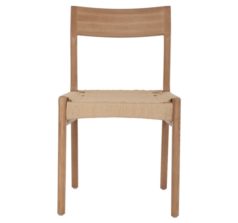 ΚΑΡΕΚΛΑ PONTUS HM9322.11 RUBBERWOOD ΜΕ ΚΑΘΙΣΜΑ ΣΧΟΙΝΙ- ΦΥΣΙΚΟ 47X52X80Υεκ.