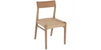 ΚΑΡΕΚΛΑ PONTUS HM9322.11 RUBBERWOOD ΜΕ ΚΑΘΙΣΜΑ ΣΧΟΙΝΙ- ΦΥΣΙΚΟ 47X52X80Υεκ.