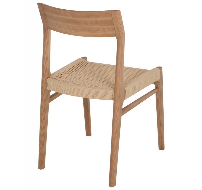 ΚΑΡΕΚΛΑ PONTUS HM9322.11 RUBBERWOOD ΜΕ ΚΑΘΙΣΜΑ ΣΧΟΙΝΙ- ΦΥΣΙΚΟ 47X52X80Υεκ.