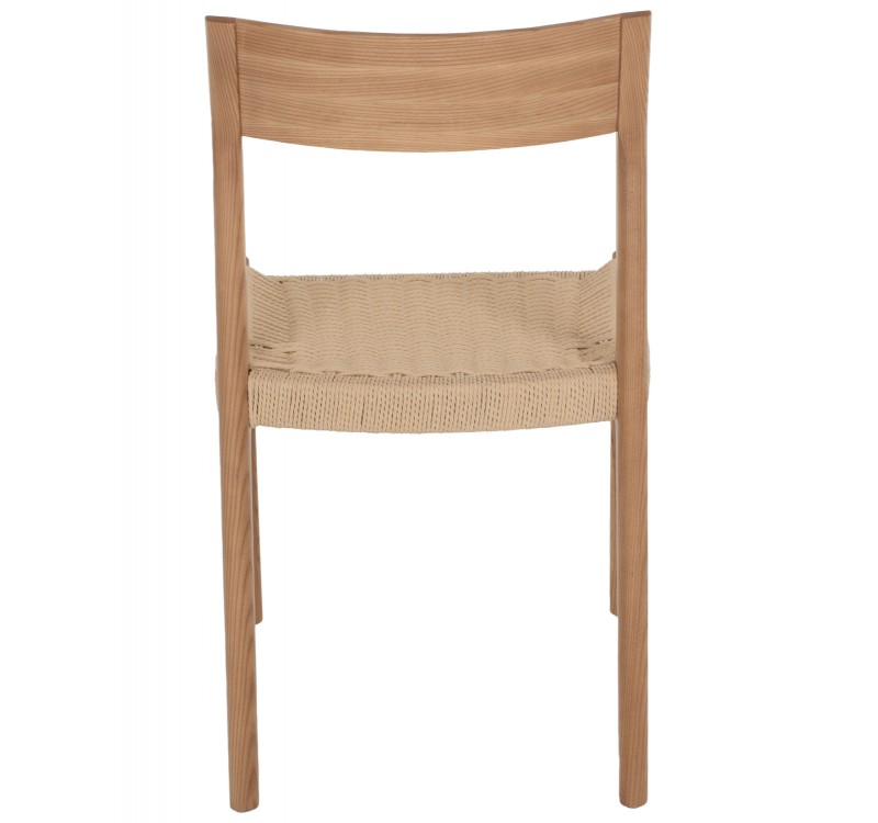 ΚΑΡΕΚΛΑ PONTUS HM9322.11 RUBBERWOOD ΜΕ ΚΑΘΙΣΜΑ ΣΧΟΙΝΙ- ΦΥΣΙΚΟ 47X52X80Υεκ.