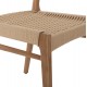 ΚΑΡΕΚΛΑ PONTUS HM9322.11 RUBBERWOOD ΜΕ ΚΑΘΙΣΜΑ ΣΧΟΙΝΙ- ΦΥΣΙΚΟ 47X52X80Υεκ.