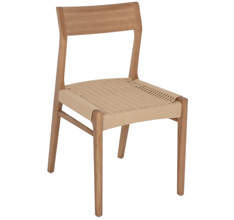 ΚΑΡΕΚΛΑ PONTUS HM9322.11 RUBBERWOOD ΜΕ ΚΑΘΙΣΜΑ ΣΧΟΙΝΙ- ΦΥΣΙΚΟ 47X52X80Υεκ.